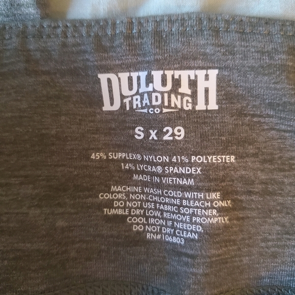 Duluth Trading Co. Green Bootcut Leggings - Picture 7 of 8